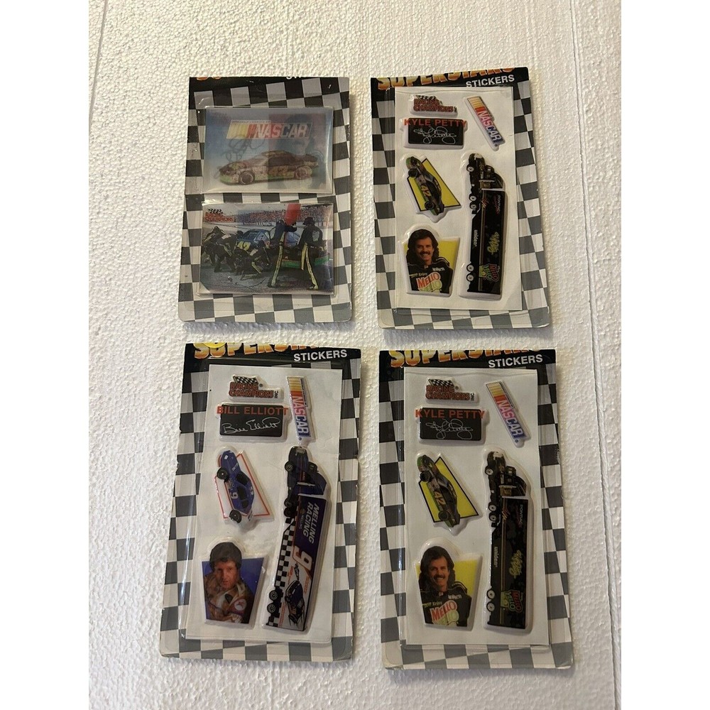 Vintage Nascar Racing Champions, Inc 1991 Sticker/card Lot